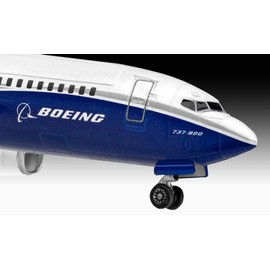 Revell Boeing 737-800 Model Kit, Easy Assembly, Scale Replica in 1:288 Scale with 25 Pieces, Perfect Model Kit for Beginners and Experienced Crafters, Medium