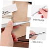 Ipetboom 4pcs Philately Stamp Tweezers Precision Tweezers for Stamp Collecting