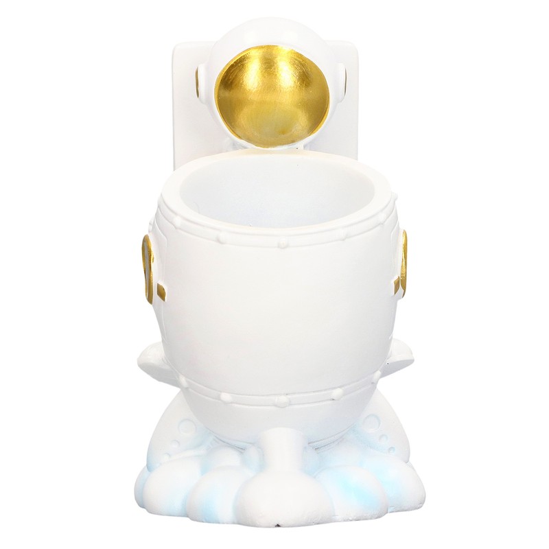 Multifunctional Pen Holder Unique Astronaut Shape Mobile Phone Stand Pen