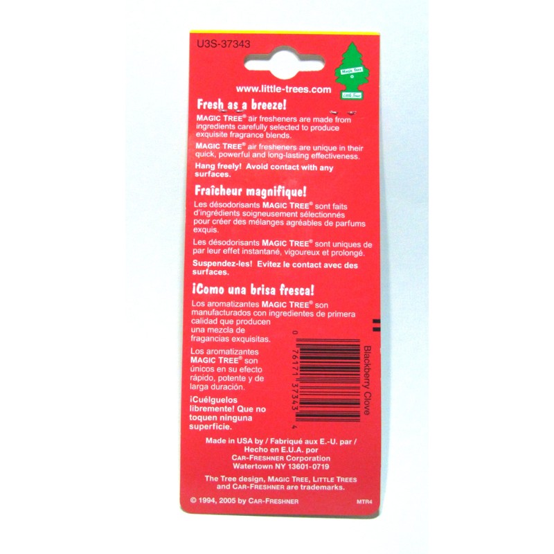 Little Trees Air Fresheners 3 Pack - Blackberry Clove