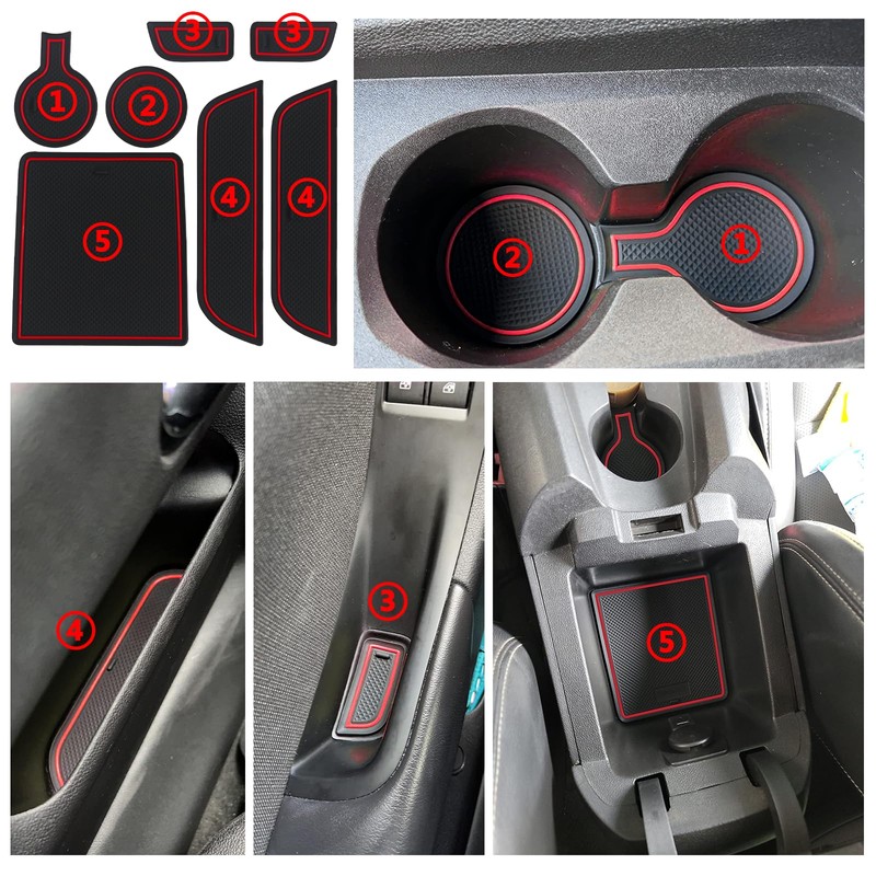 DREOOCAR Inserts Compatible with Chevy Camaro Accessories 2010 2011 2012