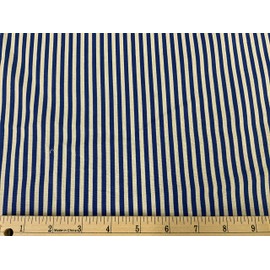 45” Wide Stripe Blue and White