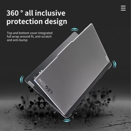 yiodelu 4-in-1 Protective Laptop Case for 2024 Legion Pro 5 16IRX9/16ARX8/16IRX8 Frosted Transparent Hard Shell+Screen Film+Keyboard Cover for Legion Pro 5i Gen 9