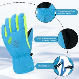 Gloves Kids,Boys Gloves,1PCS Kids Thermal Gloves,Waterproof Thermal Gloves,Thermal Waterproof Gloves,Warm Gloves,Boys Gloves Age 10,Bike Gloves Mens,Thinsulate Gloves Kids,Breathable Snow Gloves