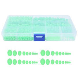 VBESTLIFE Pack of 900 Multi Models Fishing Beads, All Luminous Fishing Beads, Round Beads, Fishing Bait, Mix Size, Fishing Tackle Tools for Lake, River, Offshore, Fishing Bait, Eggs