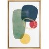 SIGNFORD Framed Canvas Wall Art Green, Blue, Red, Yellow and