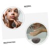 Baluue 4Pcs Half-Dome Konjac Facial Sponges Soft Exfoliating Face Cleansing