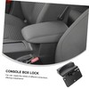 GRIRIW Car Armrest Button Replacement for Console Lock Storage Box