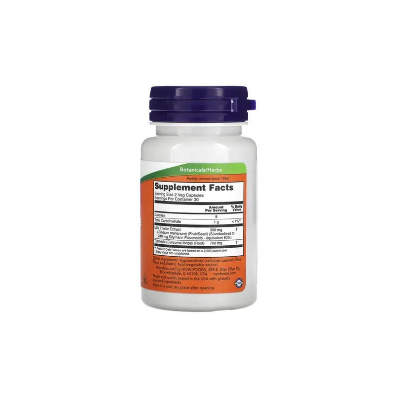 Now - Milk Thistle Extract - 150mg - 60 Vegancaps