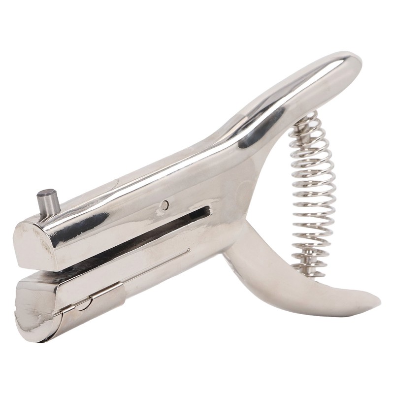 Heavy Duty Hand Held Hole Punch 6mm Dia Round Single