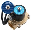 Baomain 1 inch DC 24V Brass Electric Solenoid Valve Water