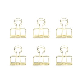 Kikkerland OR73-GD Gold Wire Clips, Paper-Clips