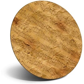 Destination Vinyl ltd Magnet for Refrigerator, Fridge - Old Muscial Sheet Music Songs Musician Creased for Office, Cabinet and Whiteboard, Magnetic Stickers, 45918