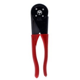 IDEAL INDUSTRIES INC. C24 Four-Way Crimp Tool – Spring Loaded, Fingertip Adjustment Wire Crimper for Two Connector Sizes