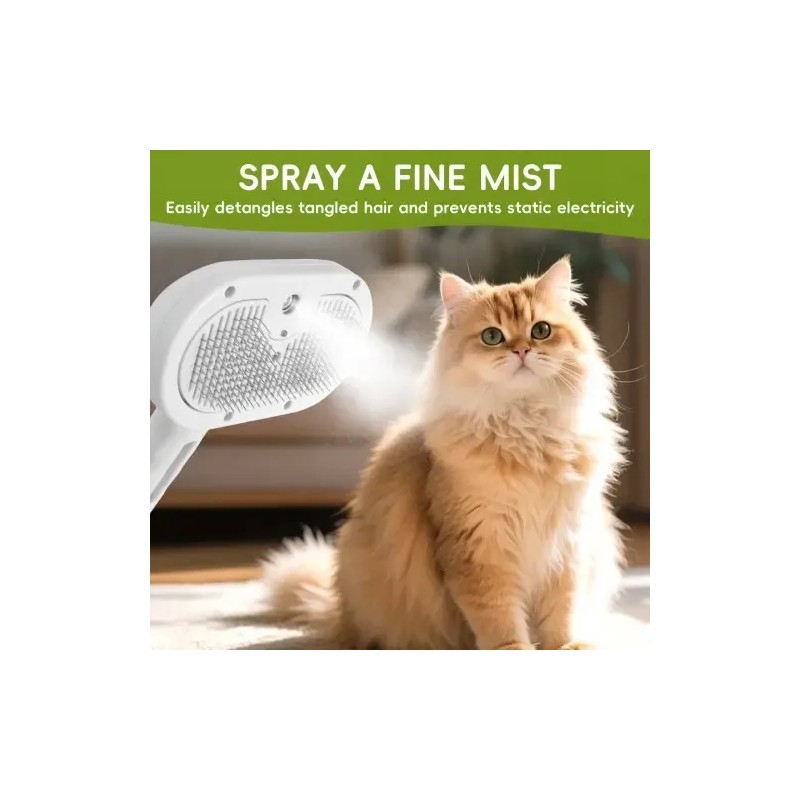 Cepillo Para Perros 3 En 1 , Gatos Vapor Peine