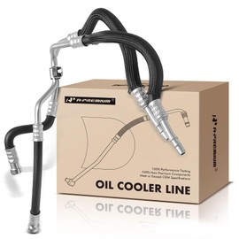 A-Premium Automatic Transmission Oil Cooler Line Hose Assembly Compatible with Ford Taurus 2013-2019, Police Interceptor Sedan 2013-2019