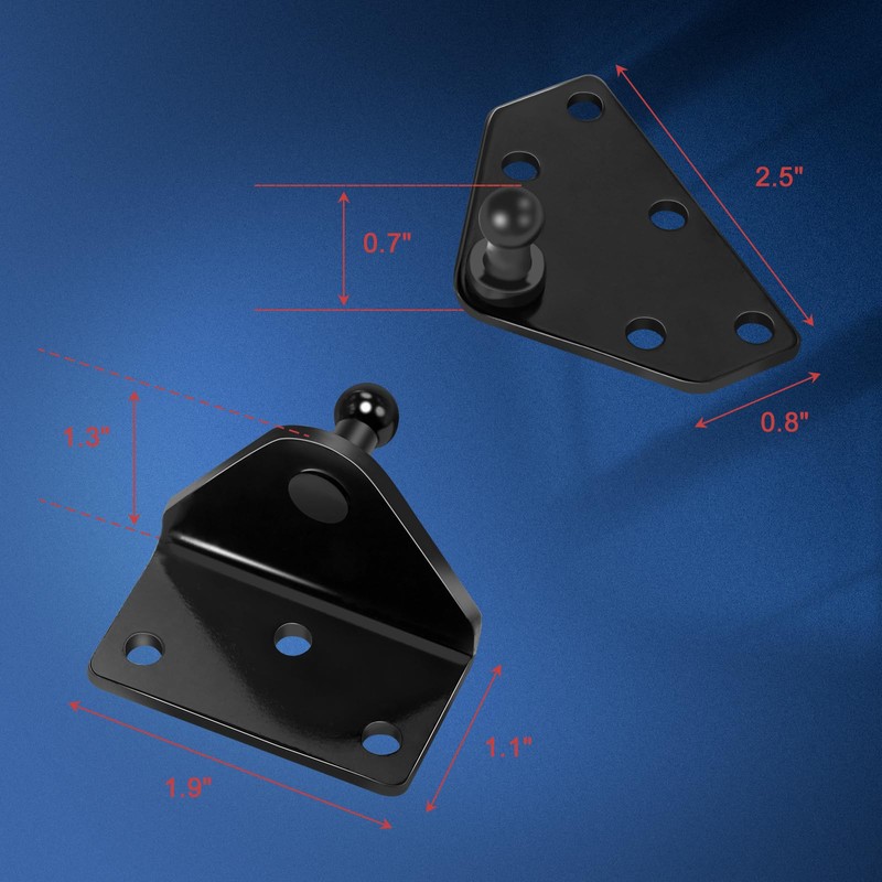 ML28-100 SL28-100 30in 100lb/445N Gas Strut Shock with Mounting Bracket