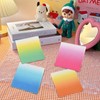 Transparent Sticky Notes,Clear Sticky Notes,3x3 in Gradient 4 Color Waterproof