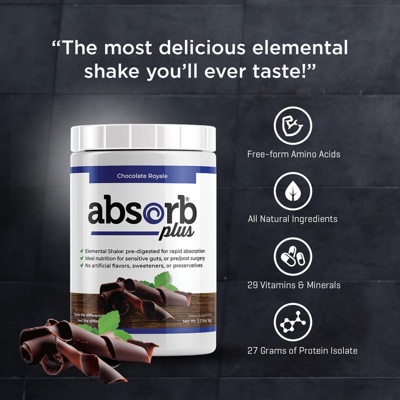 Absorb Plus Isolate Protein - Diet Supplement for Improved Gut