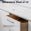 Cabinet Protector Edge Guard (Pack of 12), 24" Clear PVC