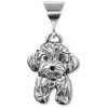 The Magic Zoo Sterling Silver Havanese Puppy Pendant for Necklace – Handcrafted in the USA Havanese Gifts for Women – Havanese Dog Lover Jewelry