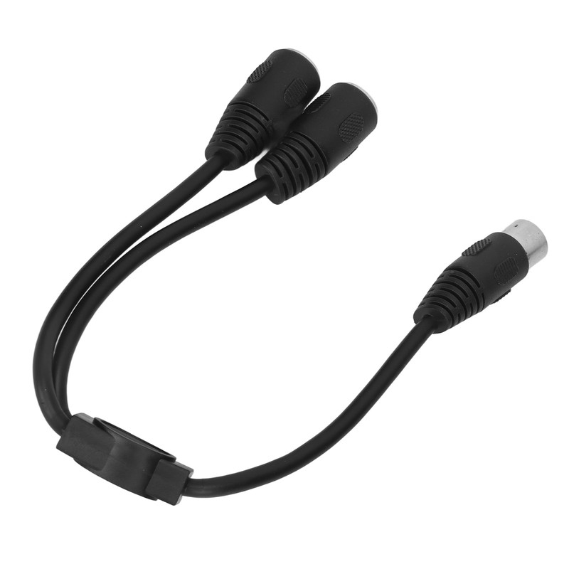 DIN 8 Pin Male to 2 DIN 8 Pin Female