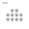 sourcing map Precision Balls 1/2" Solid Chrome Steel G25 for