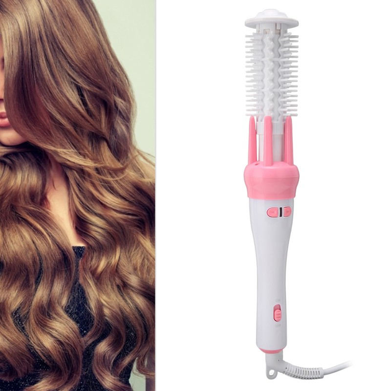 Automatic Hair Curler Ceramic Bilateral Rotation Professional Hair Curling Iron