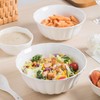 HOMBENE Large Ceramic Soup Bowls, 9.5 Inch Pasta Serving Bowl