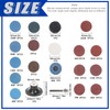 Glarks 79Pcs Sanding Discs Assortment Kit, 2 Inch Quick Change