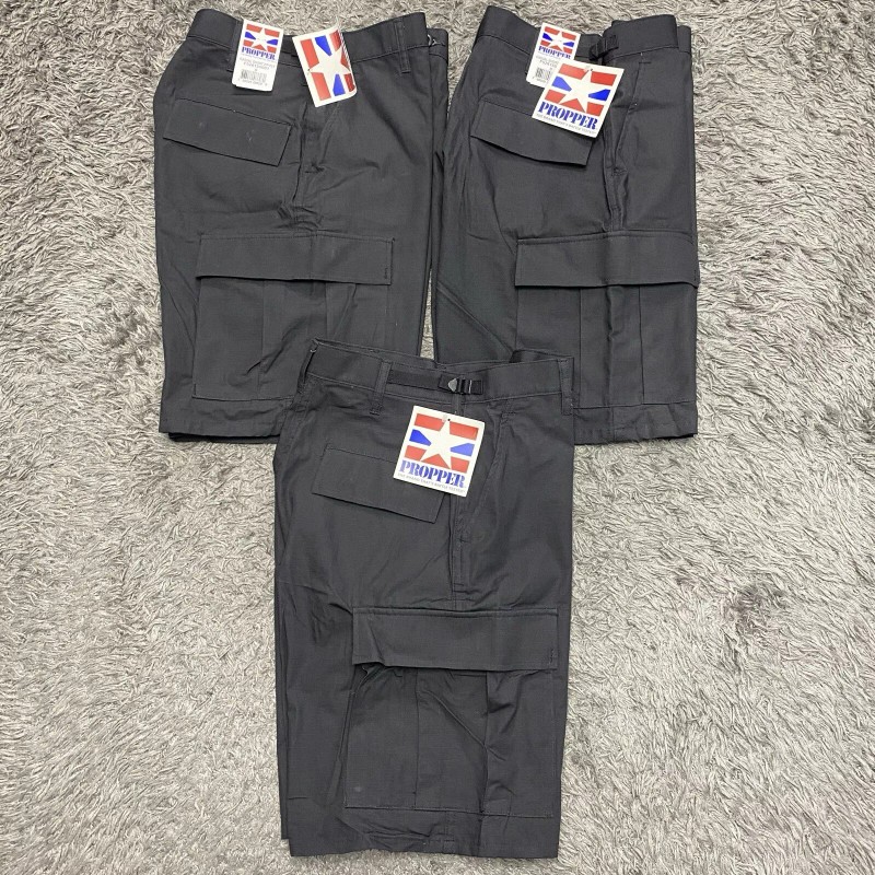 Propper Tactical Cargo BDU Shorts Mens S 27-31 Black Ripstop
