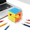UMESCENE 3x3 Puppet Speed Cube, 3x3 Bandage Magic Cube, Brain
