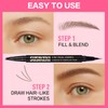 SUSIKEKI Dual Ended Microblading Eyebrow Pen - 2 in 1