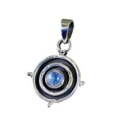 RIYO Gems Women's Rainbow Buy Silver Online India Stackable Pendant White N½