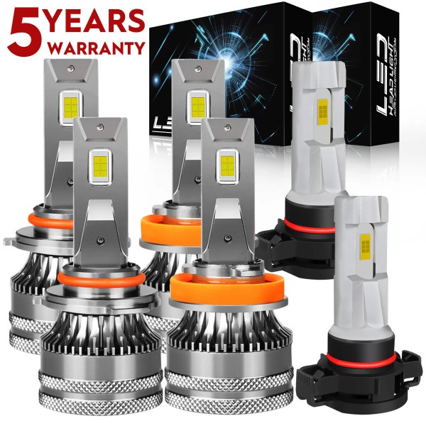 SHENKENUO For Jeep Grand Cherokee 2012-2013 LED Headlights Bulbs High