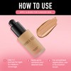Frankie Rose Cosmetics Matte Perfection Foundation Makeup – Long-Lasting, Hydrating