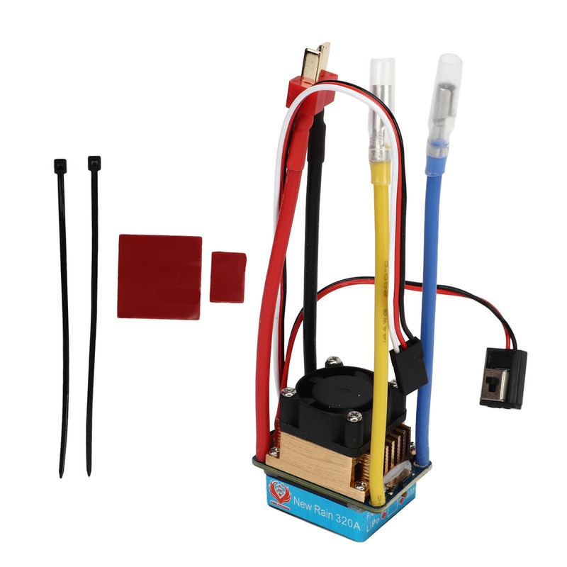 320A Dual Way Bidirectional Brushed ESC with Fan 3A 5V
