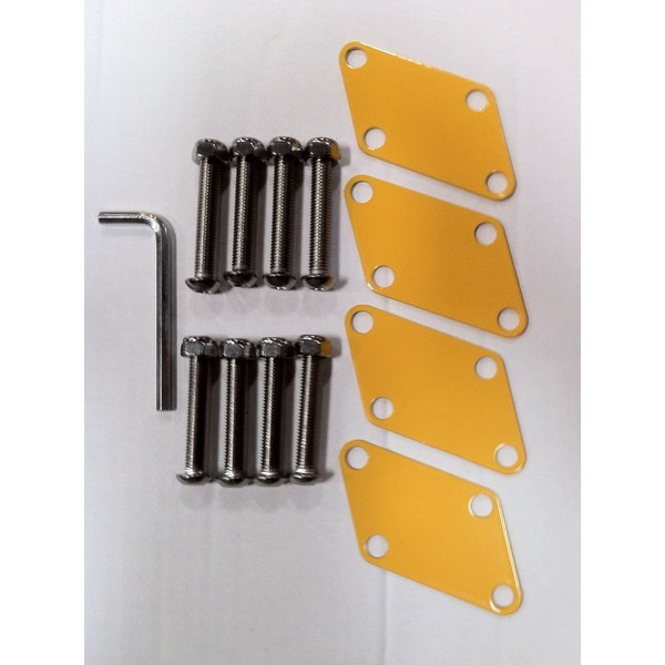 Suspenz SUP Expansion Plates for Kayak Rack Yellow, Small