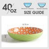 Metahom Ceramic Pasta Bowls, 40 Oz Large Salad Bowls, 8.75''