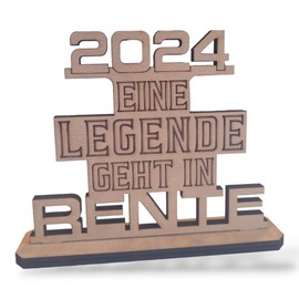 Freutopia - Retirement Gift Woman, Pensioner Gift Man, Retirement Gift Women, Retirement Gifts, Retirees Gift Wood