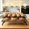 Sourdough Cooling Rack 2 Pack Stackable | Heavy Duty Wire
