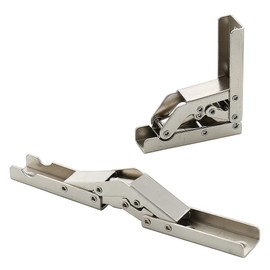 happytakehome 4 Pack 90 Degree Folding Shelf Hinge Door Hinge Hidden Bracket Table Holder Furniture Parts