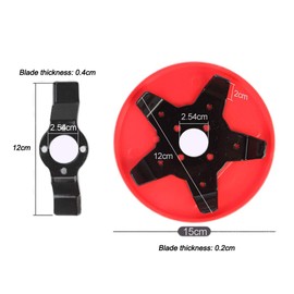 TopHomer Multi-Function Trimmer Head Weed Trimmer Head Garden Trimmer Lawn Mower Easy to Use for Paddy Fields and Dryland Weeding