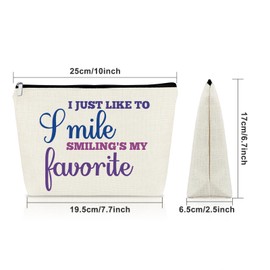 Funny Christmas Gifts for Women Makeup Bag with Zipper Christmas Vacation Movie Gifts Funny Sayings Gifts for Adult Cosmetic Bag Travel Organizer Birthday Mothers Day Retirement Holidays Gifts