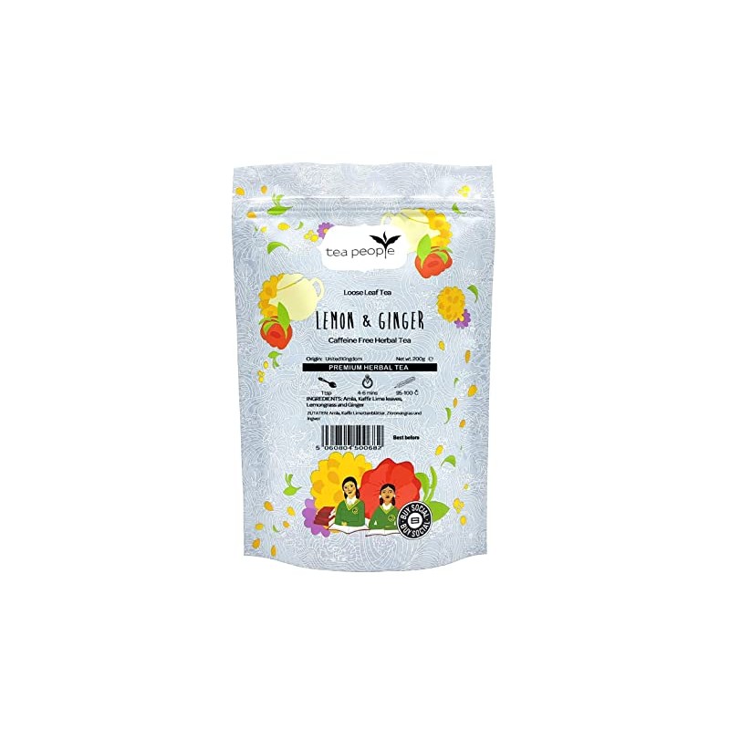 Tea People Lemon and Ginger - 200g Loose tea in