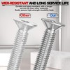 Drenky Pack of 25 M5 x 20 mm Countersunk Screws