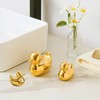 TQUPT Golden Ceramic Duck Figurines，Home Decor Animal Sculptures and Statues