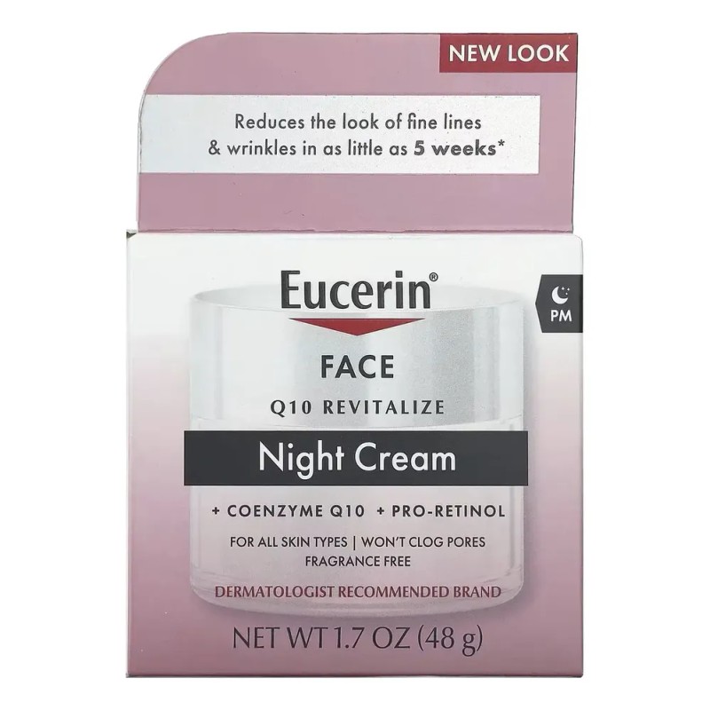 Eucerin Facial Crema Nocturna Antiarrugas Q10 + Pro-retinol