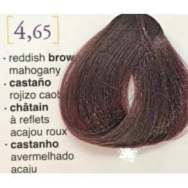 Salermvision 4.65 Reddish Brown Mahogany Permanent Hair Color 2.3oz