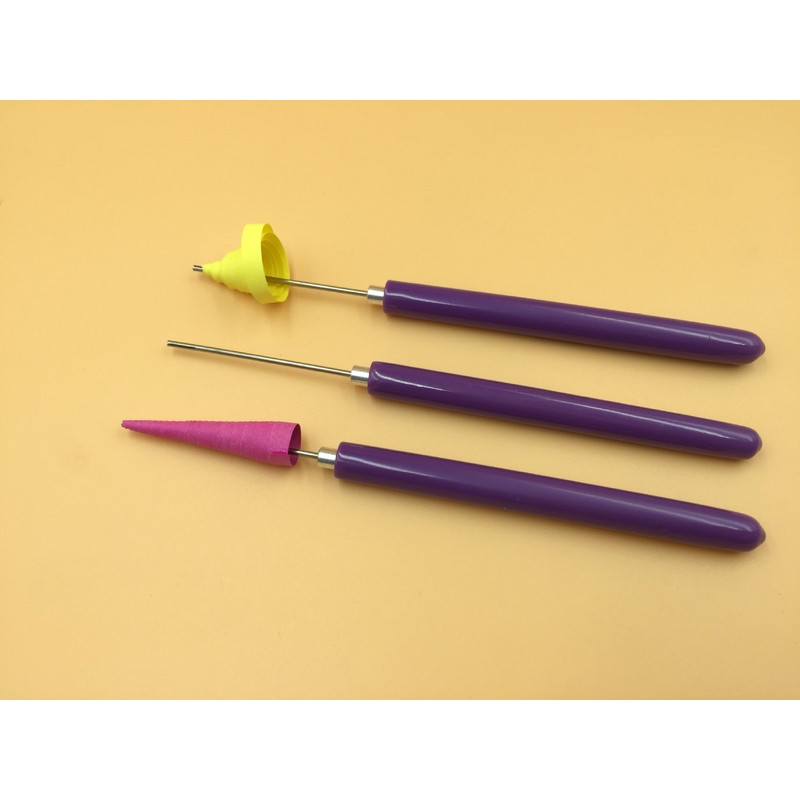 ODETOJOY Paper Quilling Tool Set 2 Slotted Needle Pen+1 Awl+1